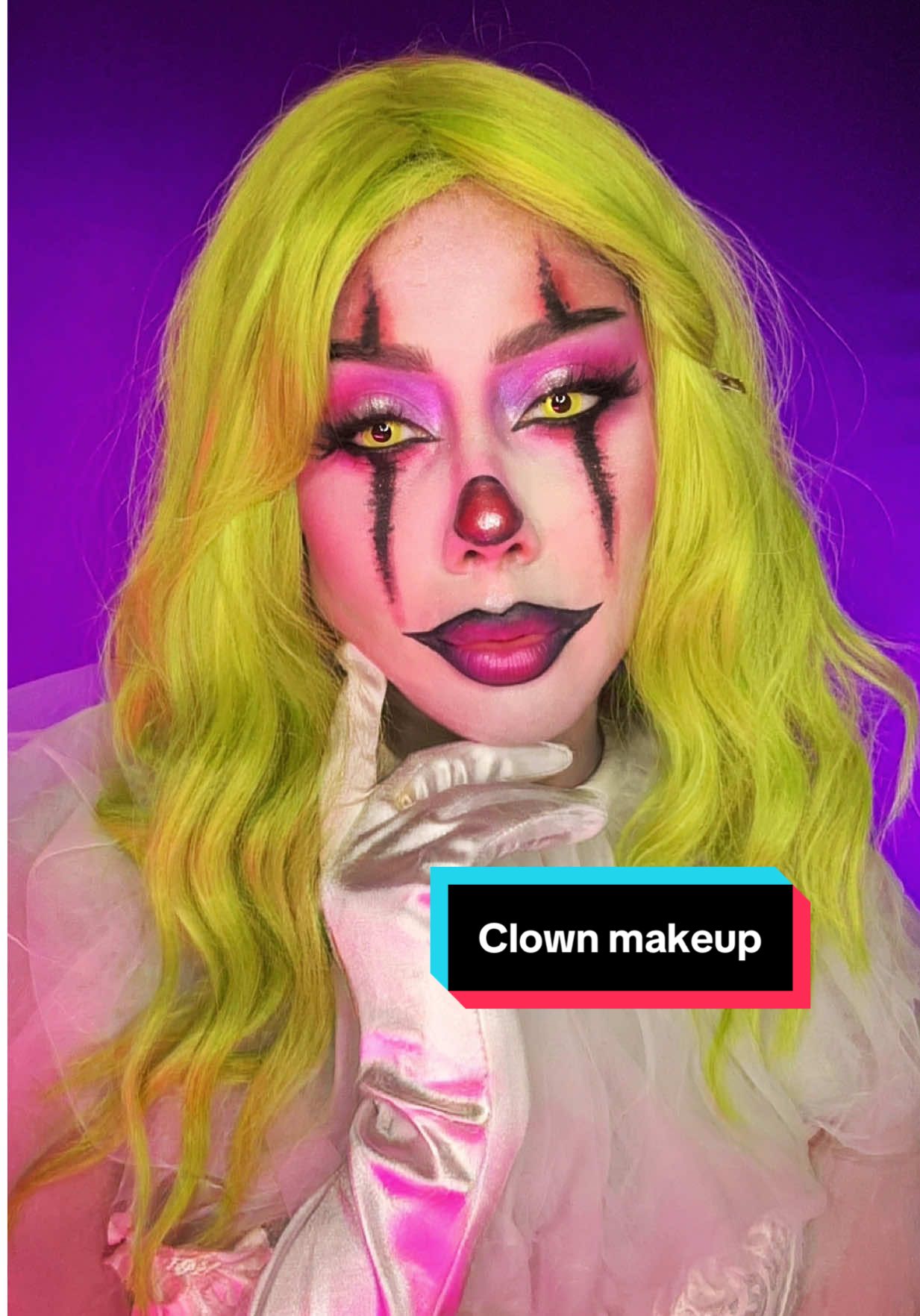 TikTok post by @chontellesewett for ONE SIZE BEAUTY. Caption reads: Who’s laughing now ? 🤡 full face using @ONE SIZE....