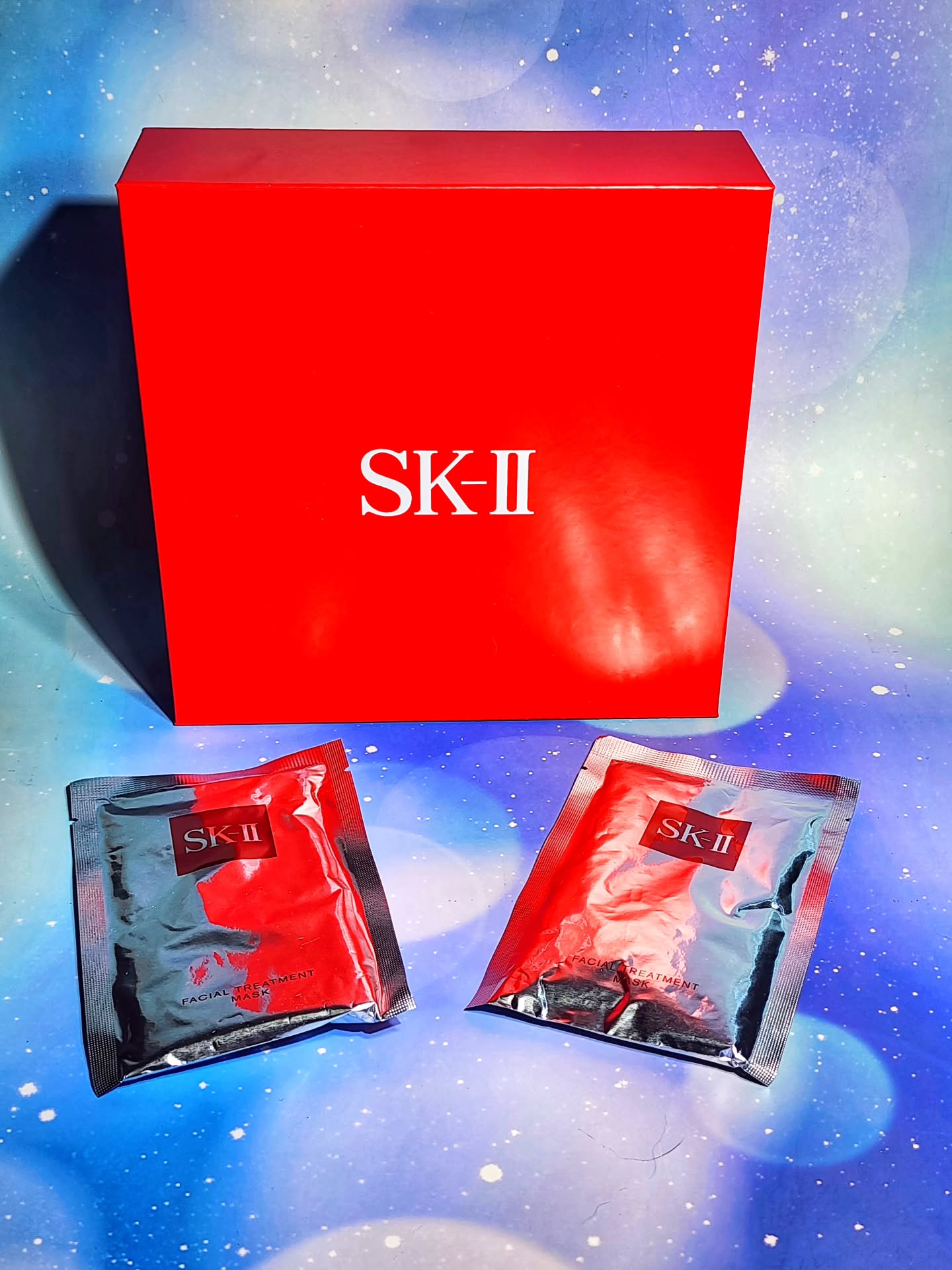 Instagram post by @alena07112 for SK-II. Caption reads: Thanks to @skii.usa, I was gifted two masks. At....