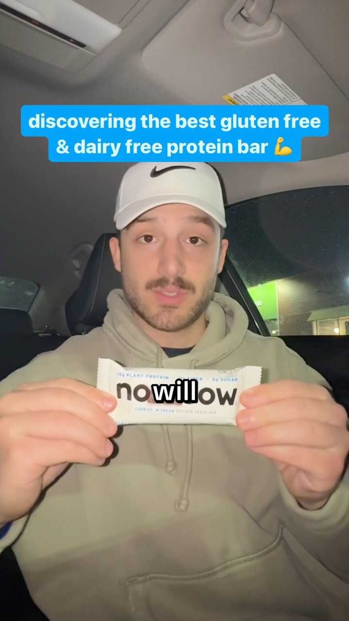 Instagram post by @philhatesgluten for No Cow. Caption reads: Discovering the best gluten free & dairy free....