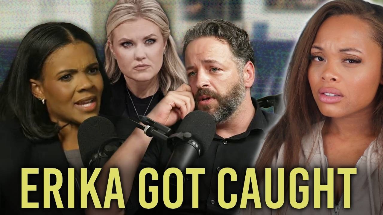YouTube post by @nisscee.social_ for FÜM. Caption reads: Erika Kirk Has Some Explaining to Do About This....