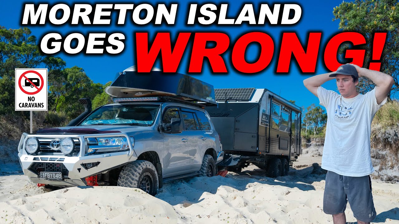 YouTube post by @SarahandKeelanTravels for iTechworld. Caption reads: [...] get bogged to the axels. 

iTechworld 5% off....