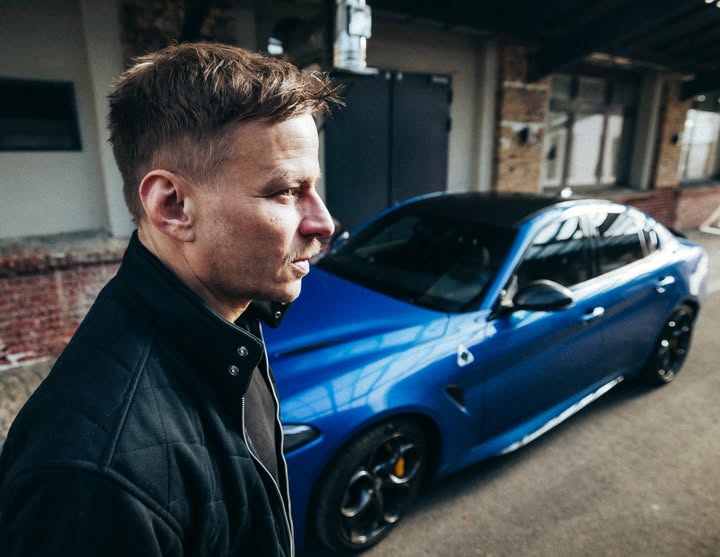 Instagram post by @tomwlaschiha for Alfa Romeo. Caption reads: One for every season 💙....