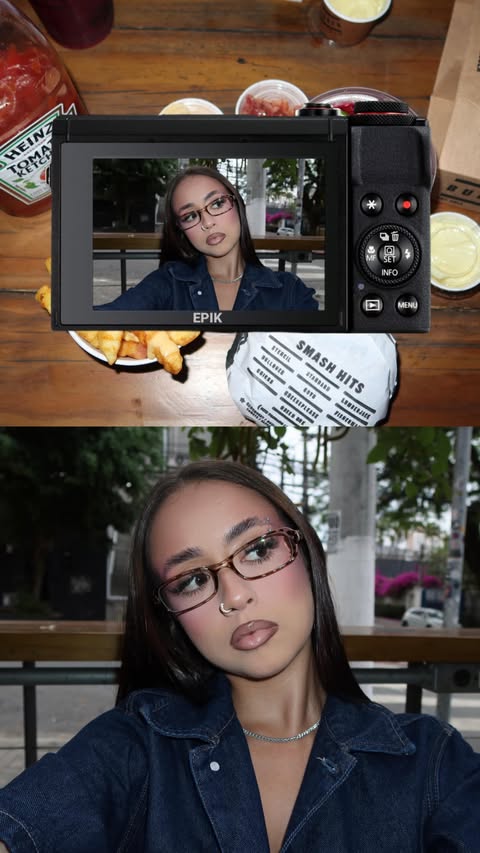 Instagram post by @anvxss for Epik. Caption reads: [...] nessa trend! Trouxe tutorial 🫶🏻....