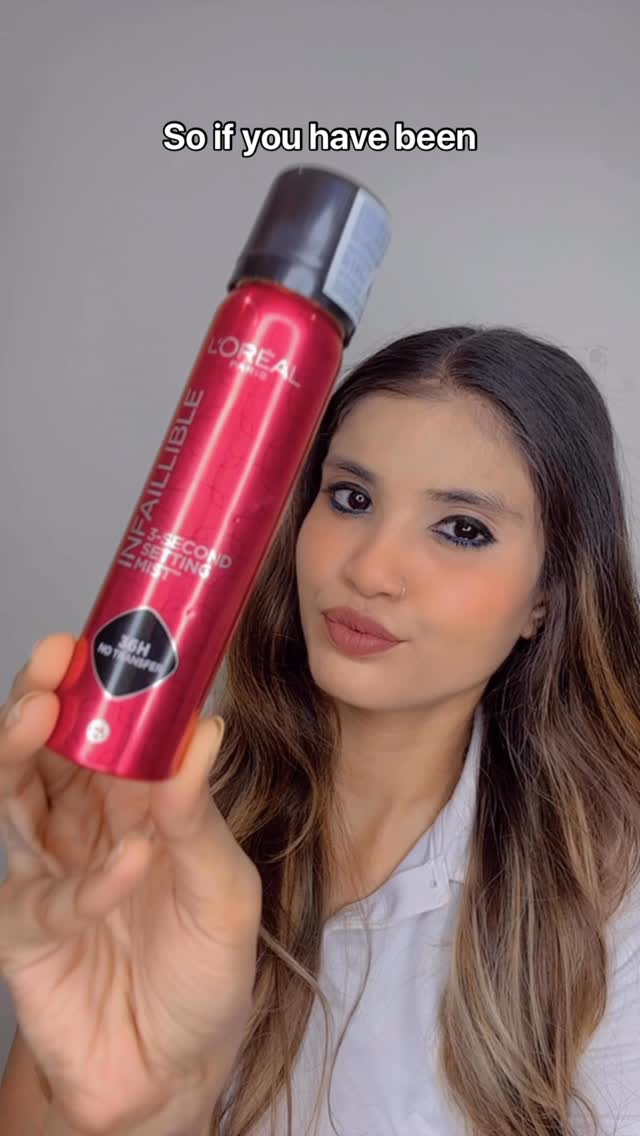 Instagram post by @tamanna.sharma4401 for Nykaa. Caption reads: Locked in and loving it! 🔐💄 @lorealparis 
 #AD....