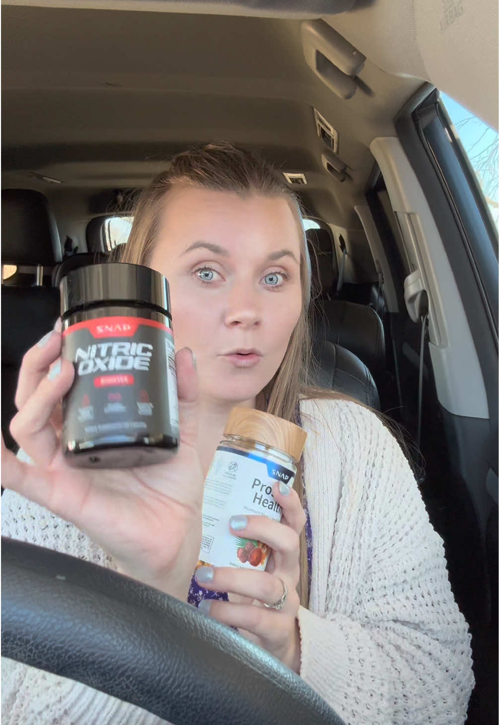 TikTok post by @aliciawatkins for Snap Supplements. Caption reads: [...] it up while it’s still on sale!! @Snap....