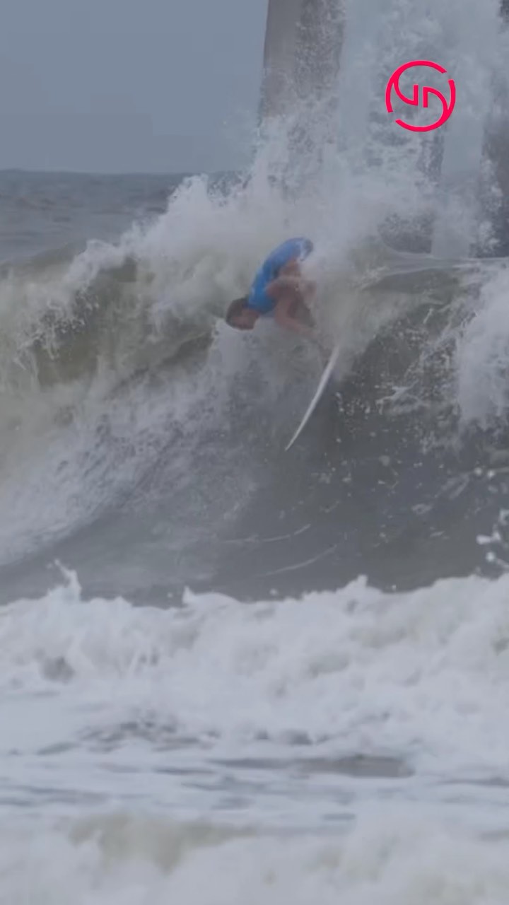 Instagram post by @kirrapink for World Surf League. Caption reads: [...] LIVE beginning November 8 - 9 at....