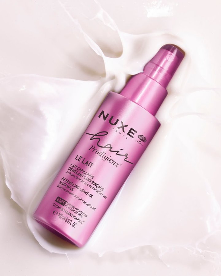 Instagram post by @beautysouthafrica for NUXE. Caption reads: The @nuxe_sa Hair Prodigieux range is [...].