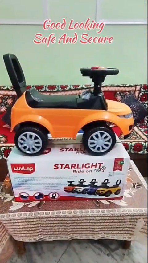Instagram post by @arham_ameerah for LuvLap. Caption reads: [...] baby enjoy fun and safe rides with the....