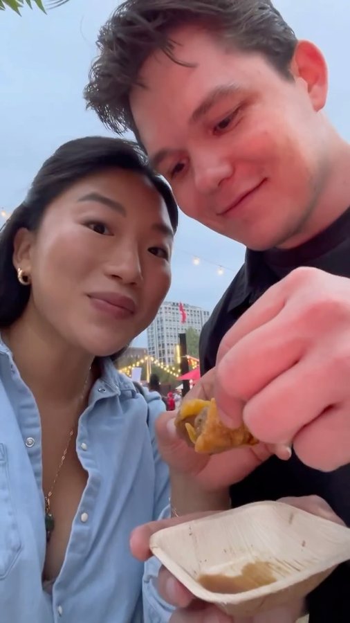 Instagram post by @itsclarajones for Icelandic Glacial. Caption reads: The perfect Saturday in Atlanta? Spending our....