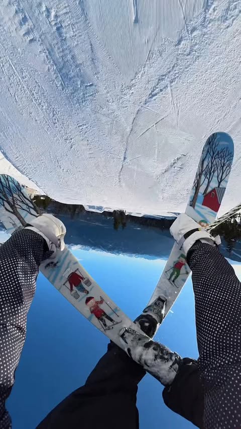 Instagram post by @vincentgagnier for Blenders Eyewear. Caption reads: Cork 180 🕷️🕸️ So hyped to be in Whistler for the....