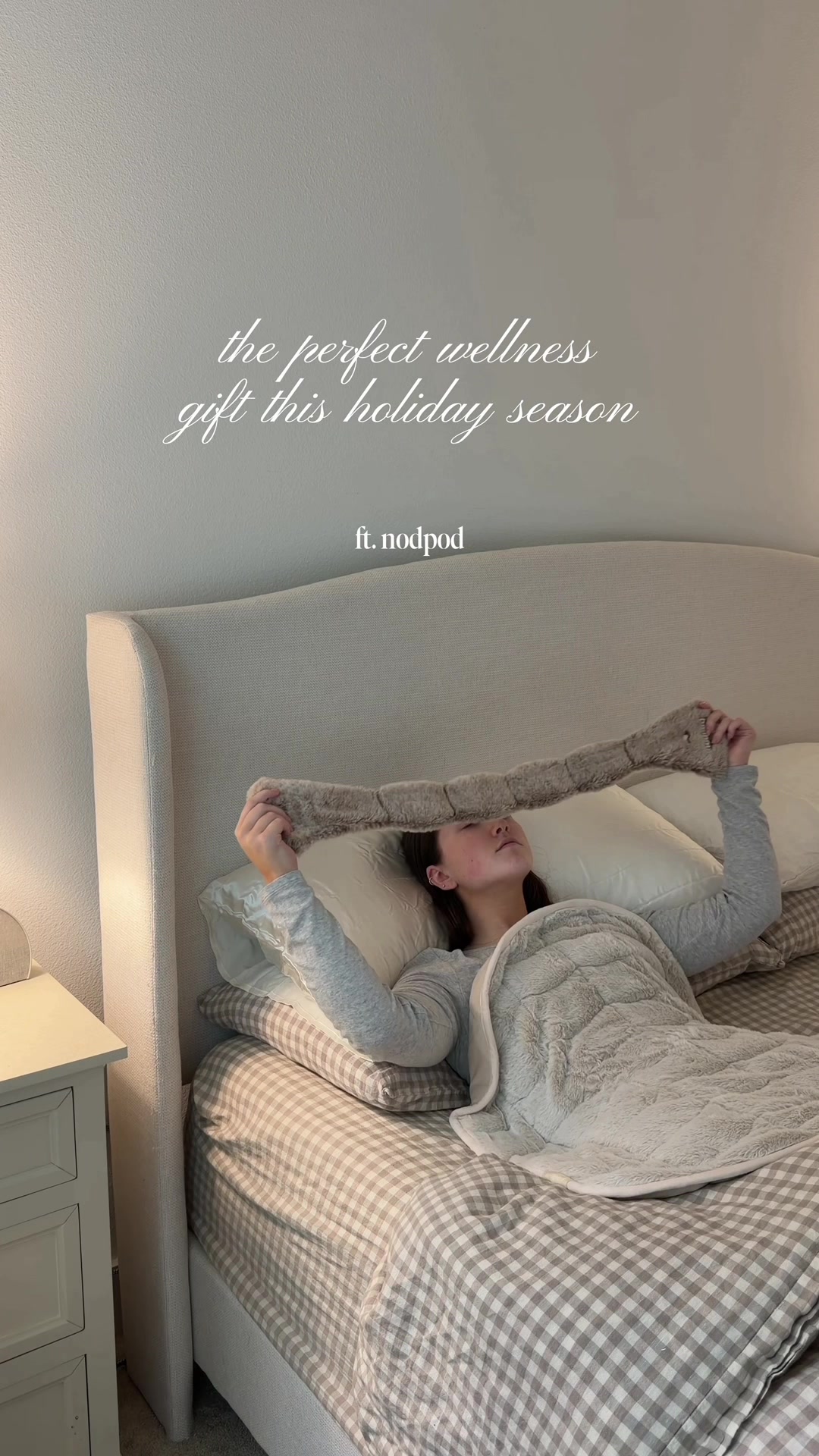 TikTok post by @arabellatouchstone for nodpod. Caption reads: [...] the most relaxed i’ve ever been 😴 ☁️....
