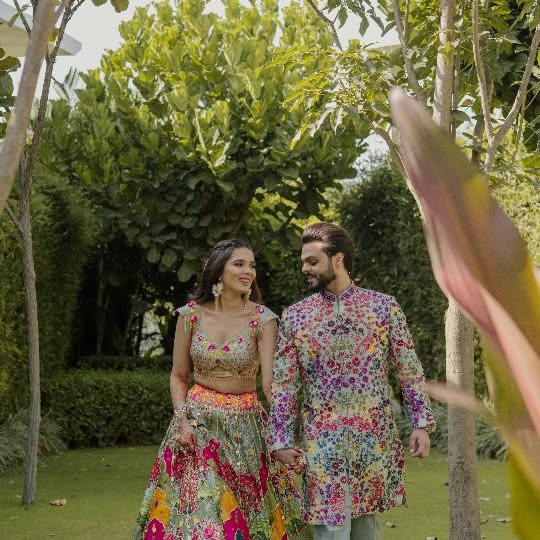 Instagram post by @krayonzentertainment for WeddingPlz.com. Caption reads: You know it’s love when peace, comfort, and chaos....