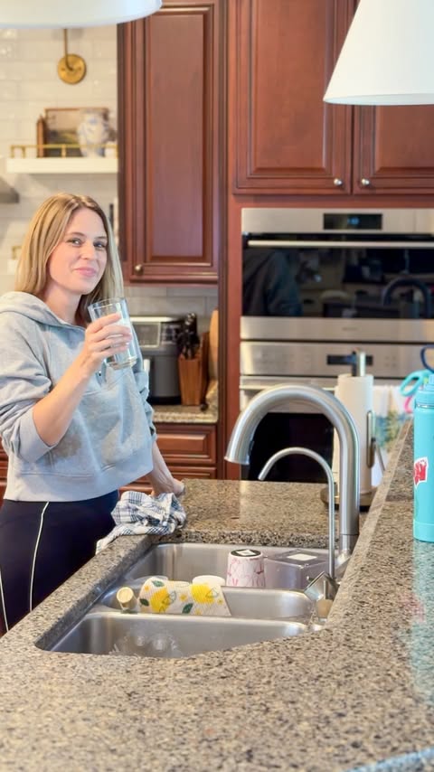 Instagram post by @kylamariecharles for Culligan. Caption reads: [...] to our kitchen has been the....