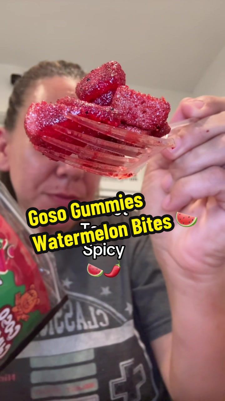 TikTok post by @marlina.mm for Goso Gummies. Caption reads: It’s an obsession atp @Goso Gummies juicy....