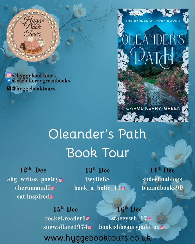 Instagram post by @staceywh_17 for Goodreads. Caption reads: 𝗢𝗹𝗲𝗮𝗻𝗱𝗲𝗿'𝘀 𝗣𝗮𝘁𝗵 - 𝗖𝗮𝗿𝗼𝗹....