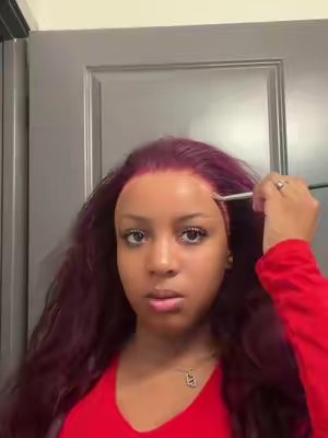 TikTok post by @tmichelle.0 for Pizazz Hair. Caption reads: @Pizazz Hair Shop @Pizazz Hair Amazon_.