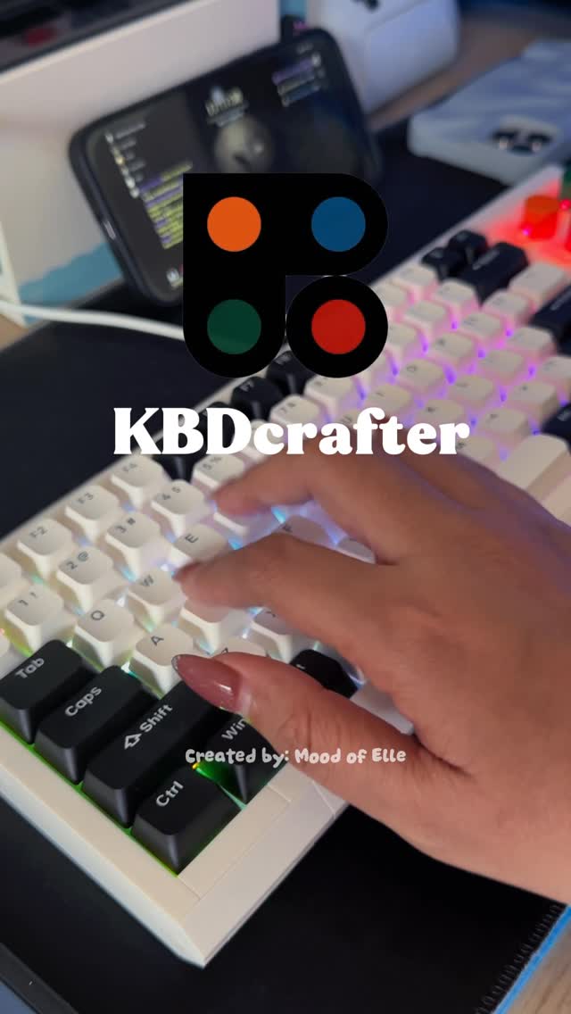 Instagram post by @moodofelle for KBDcraft. Caption reads: [...] made out of legos 😍🫣 check this out....