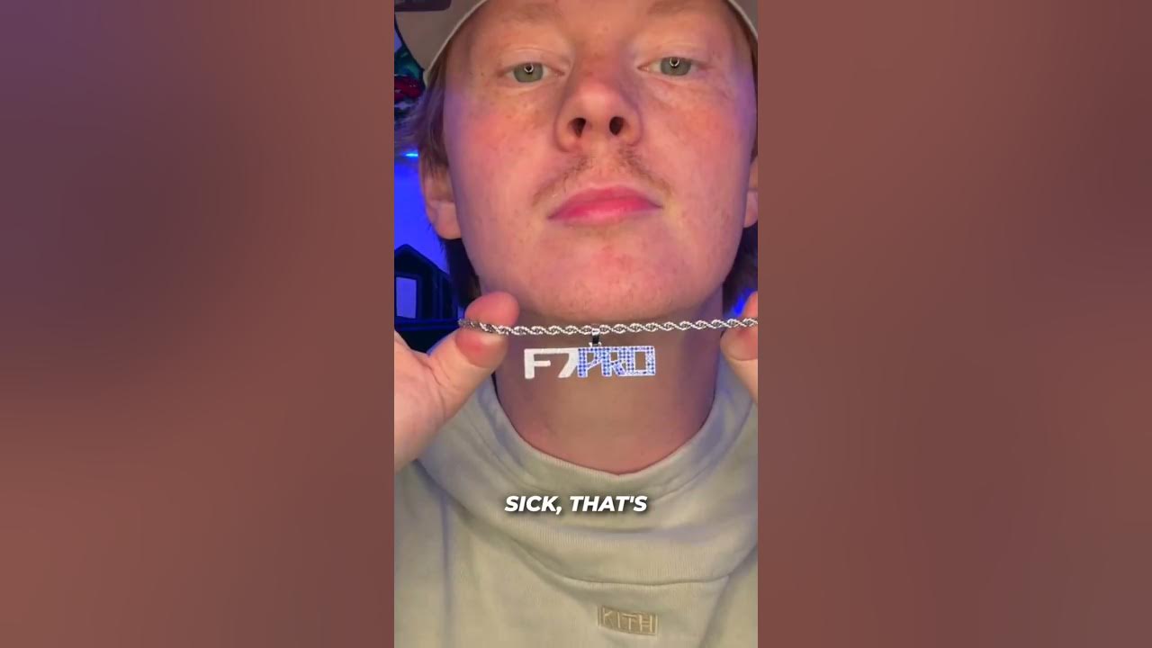 YouTube post by @Footballrs for SHOC. Caption reads: Schutt F7 Pro UNBOXING.