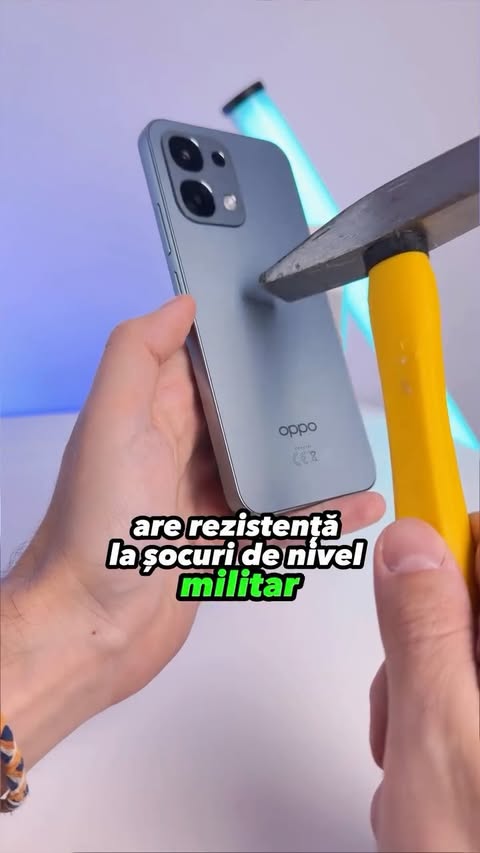 Instagram post by @adsensei1 for OPPO. Caption reads: Cel mai bun telefon sub 2000 Lei #oppo #oppoa6pro....