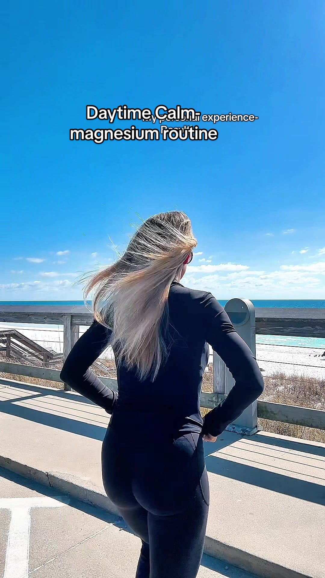 TikTok post by @dani.black29 for Natural Vitality. Caption reads: [...] experience, results may vary.....