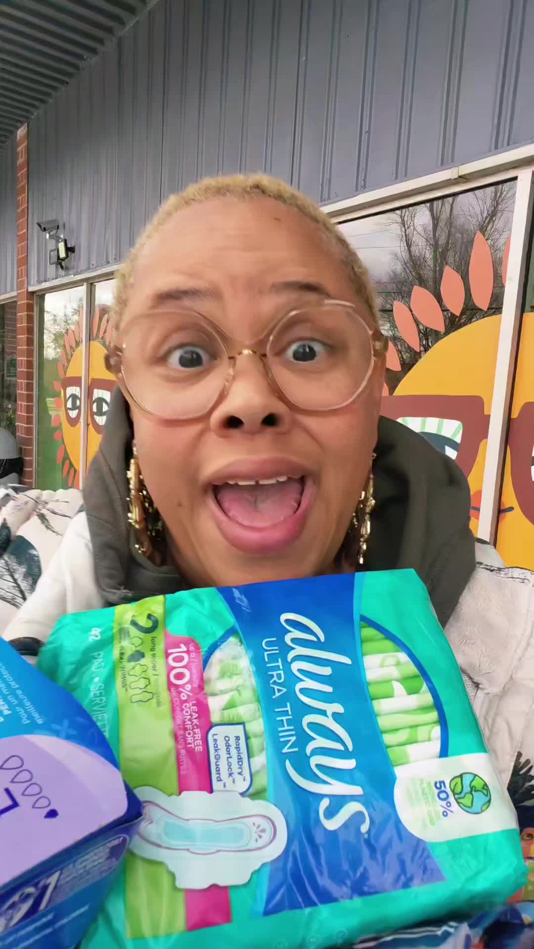 TikTok post by @liberationstationbks for Always. Caption reads: [...] and community care. We’ve partnered with....