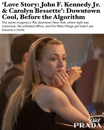 Instagram post by @diet_prada for FX Networks. Caption reads: #FXPartner • @lovestoryfx drops viewers into 90s....