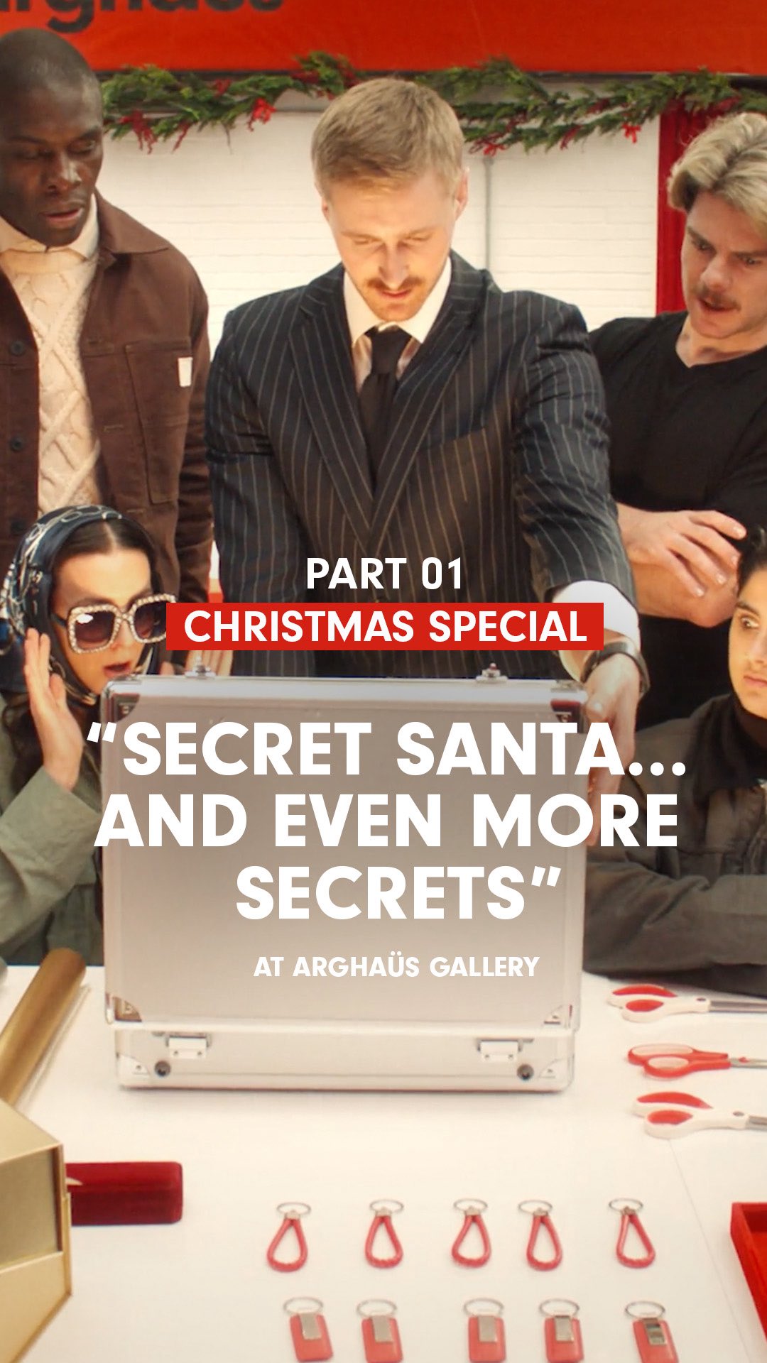 Instagram post by @fredasquith for Argos. Caption reads: The gallery closes in preparation for the annual....