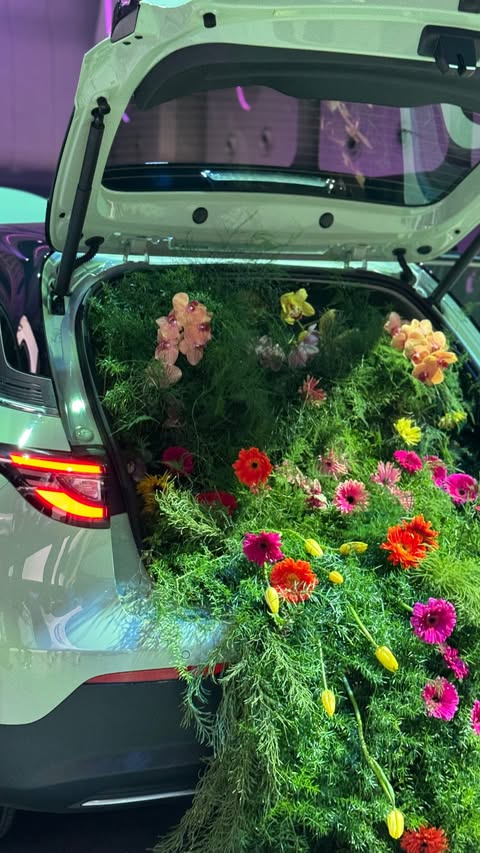 Instagram post by @lottiedl for Geely. Caption reads: [...] loved getting up close to the brand new....