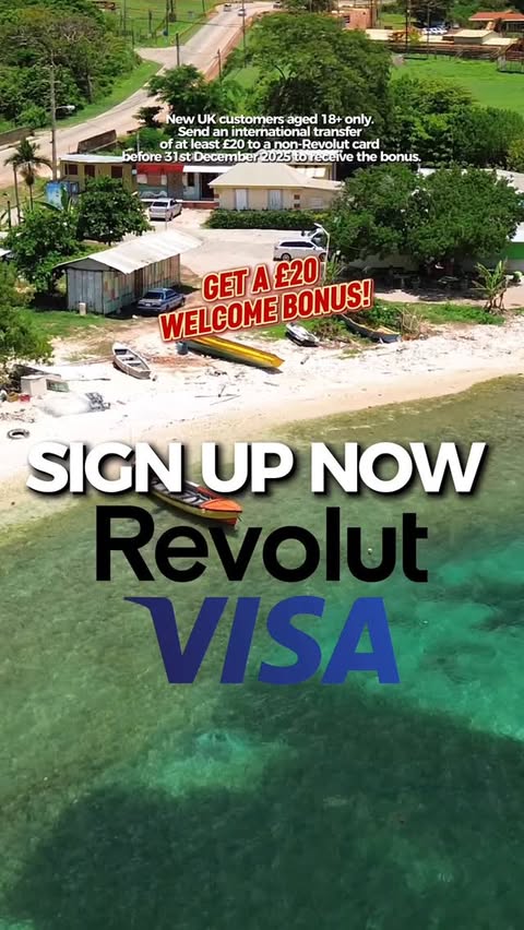 Instagram post by @charmaineandtheweddz for Revolut. Caption reads: #AD Sign up to @revolut app with the link in our....