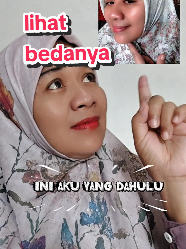 TikTok post by @bunscher for Kezia Beauty. Caption reads: [...] sekarang glowing karena pakai produk....
