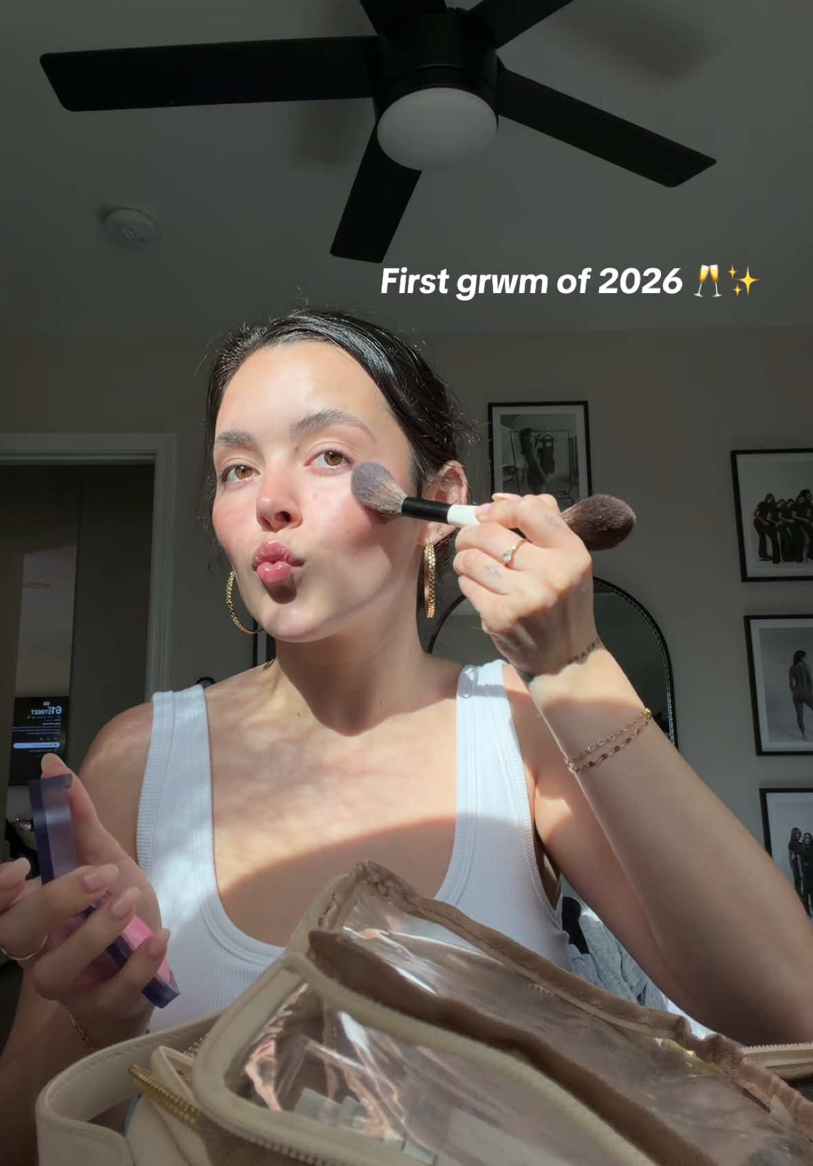 TikTok post by @liljerz for Kosas. Caption reads: [...] @Makeup By Mario @Ogee Luxury Organics @REFY....