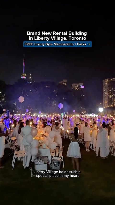 Instagram post by @ilinca.ducharme for Todotoronto. Caption reads: Liberty Village will always have a special place....