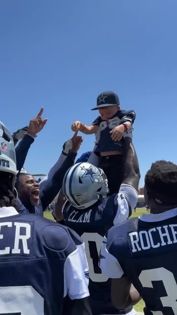 Instagram post by @nfl for American Airlines. Caption reads: defense taking away everything 😂

#CowboysCamp |....