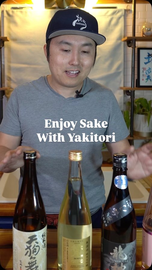 Instagram post by @yakitoriguy for tippsysake. Caption reads: #ad Must be 21 and over and please drink....