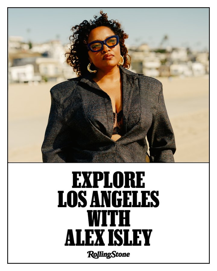 Instagram post by @lovealexisley for Discover Los Angeles. Caption reads: We linked up with @lovealexisley to explore LA....