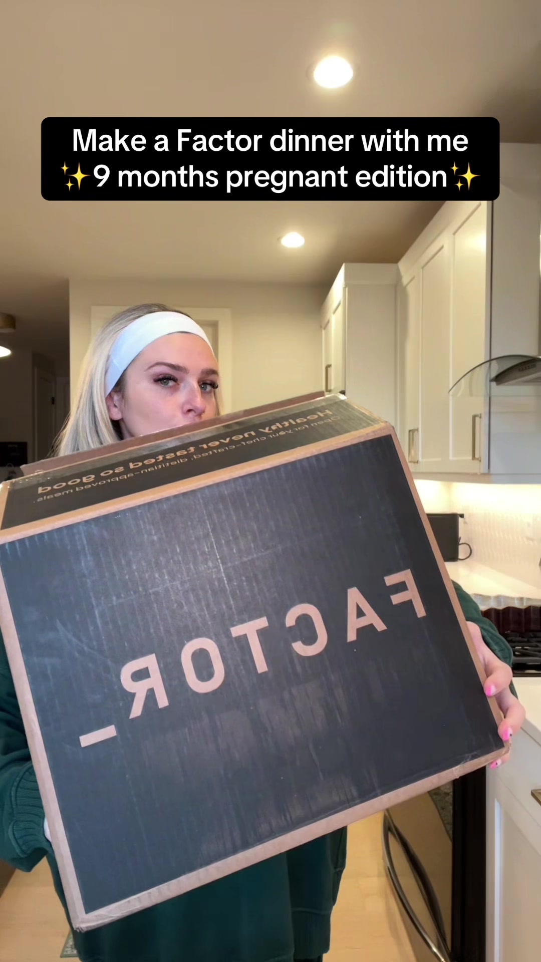 TikTok post by @mjgalloway1001 for Factor_. Caption reads: [...] balanced, dietitian approved meals @Factor_....