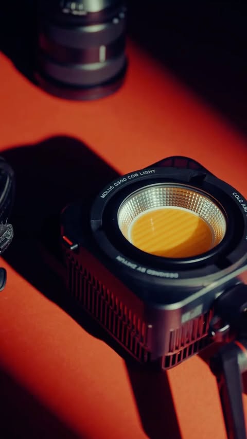 Instagram post by @piervisualcreator for Zhiyun. Caption reads: After spending some time testing the Zhiyun MOLUS....