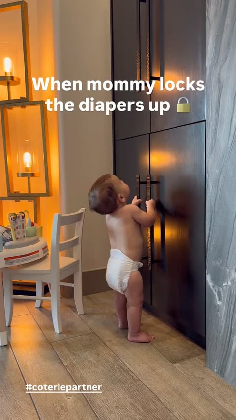 Instagram post by @itsjordanplant for Coterie. Caption reads: #coteriepartner When The Diaper by [...].
