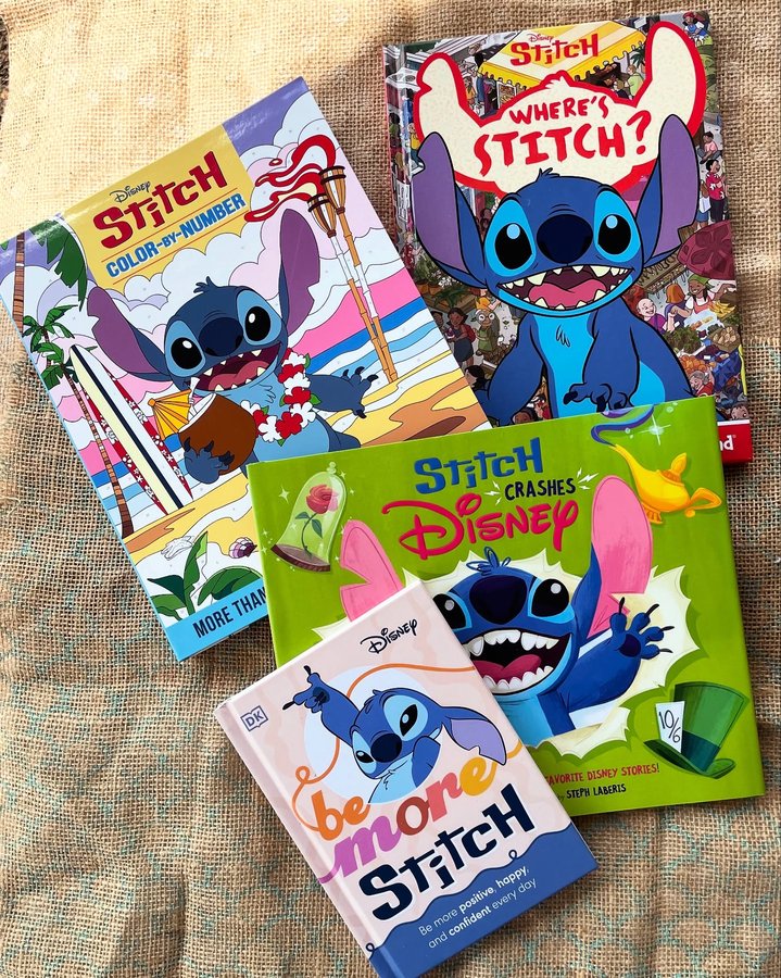 Instagram post by @2manybooks2littletime for Disney Publishing Worldwide. Caption reads: 💙 “Ohana means family. Family means nobody gets....