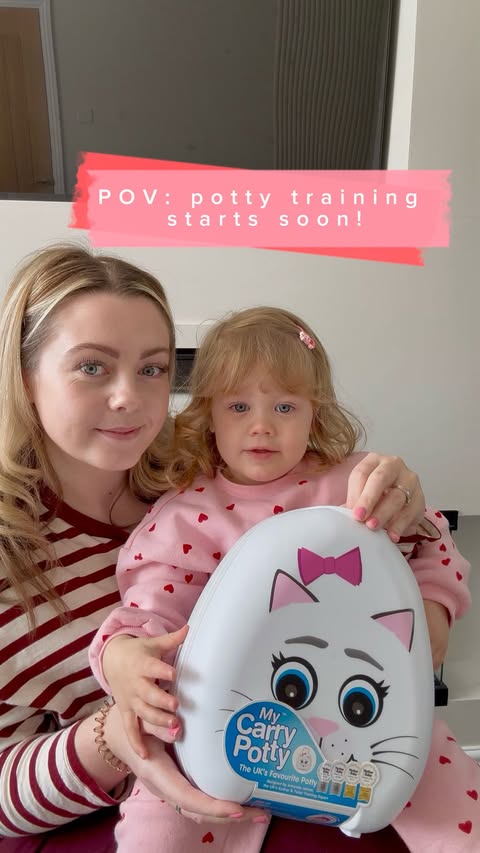 Instagram post by @megaanrichardson for My Carry Potty. Caption reads: [...] journey!🚽✨🥹 Thank you so much to....