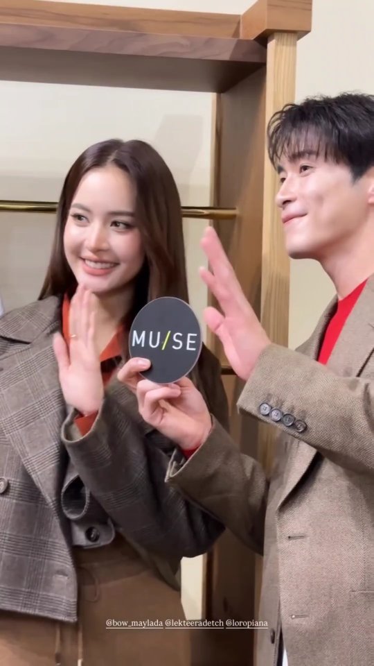 Instagram post by @bow_museum for Loro Piana. Caption reads: BOW & ALEK x @LoroPiana

#LoroPiana....