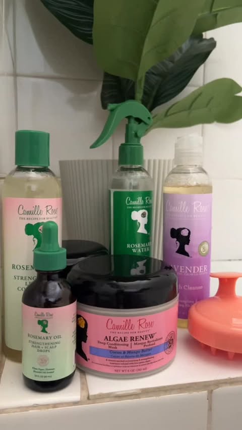 Instagram post by @kheny.y for Camille Rose. Caption reads: [...] hair turned out, big S/O to....