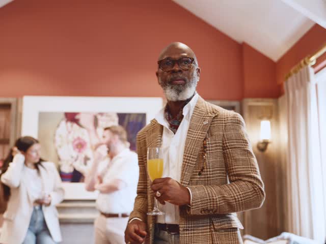 Instagram post by @efe.efeturi for Jimmy Choo. Caption reads: The Apartment, @bicestervillage Menswear Showcase,....