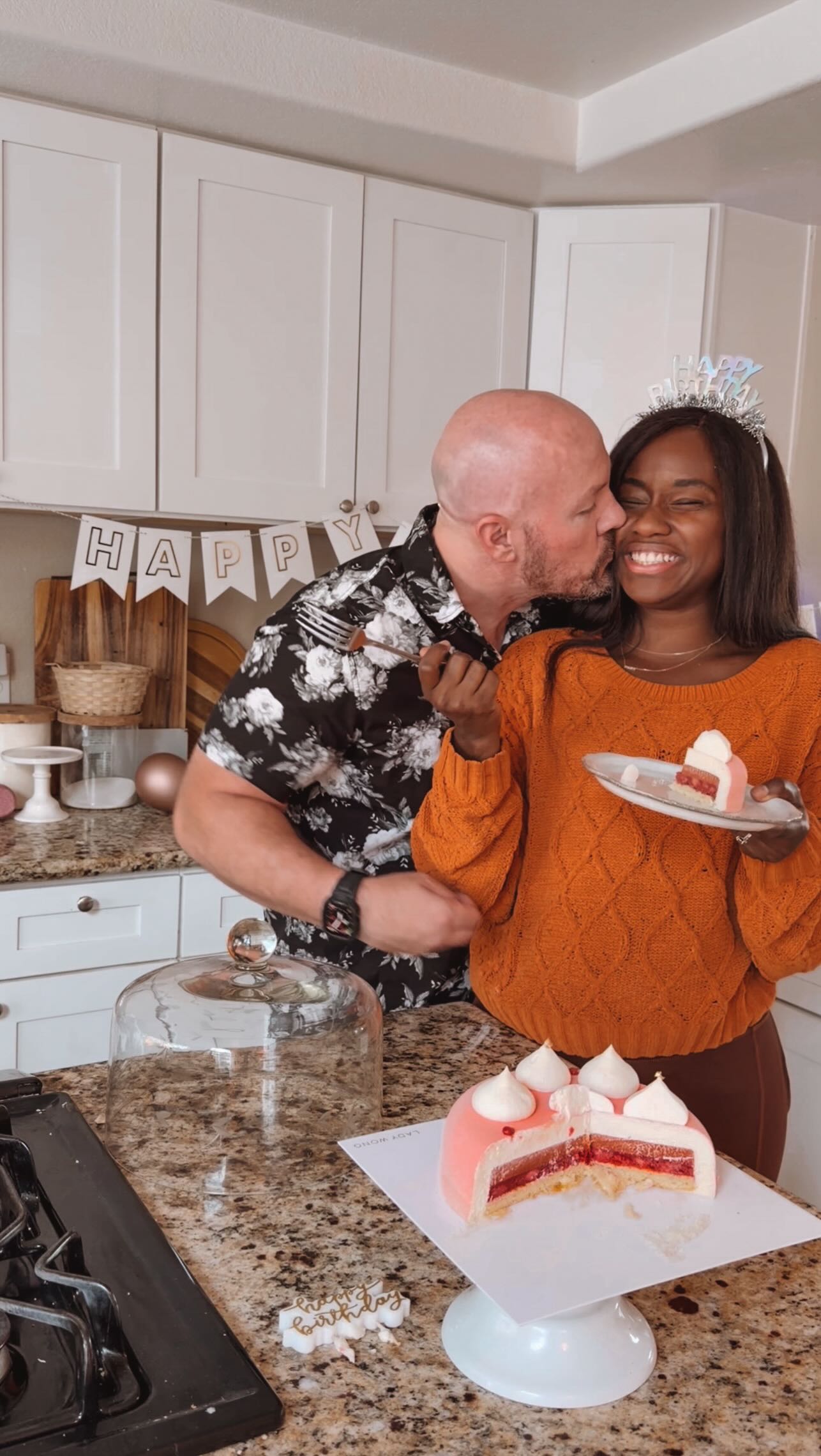 Instagram post by @bellistonfamily for Goldbelly. Caption reads: @goldbelly makes birthdays unforgettable 🎉! I got....