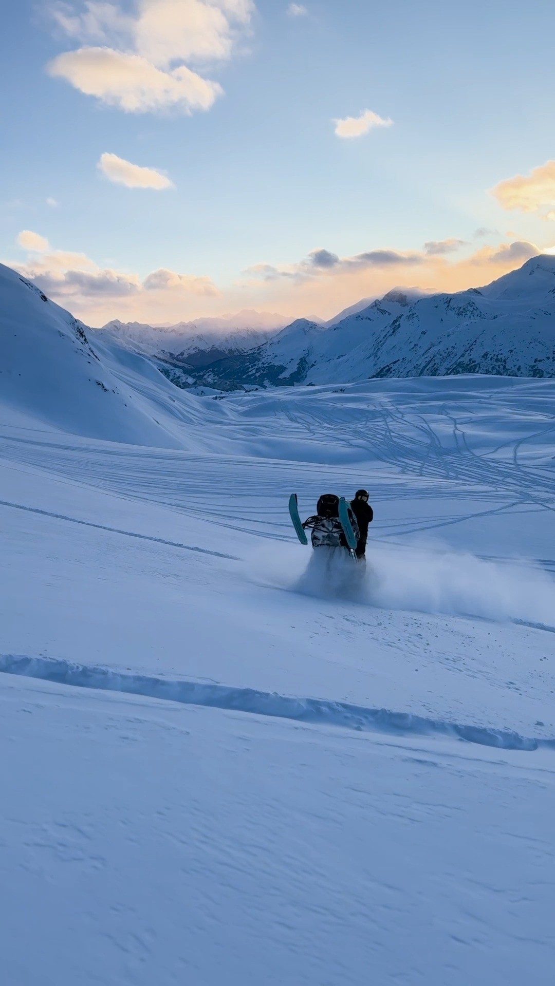 Instagram post by @nikpahno for Ski-Doo. Caption reads: This is me. And this is my crew.

Our mission....