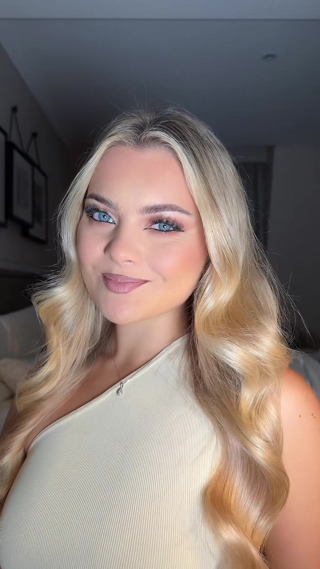 TikTok post by @kristywebley for Bondisands. Caption reads: Nobody knows this but I am acc a quarter German 🤣....