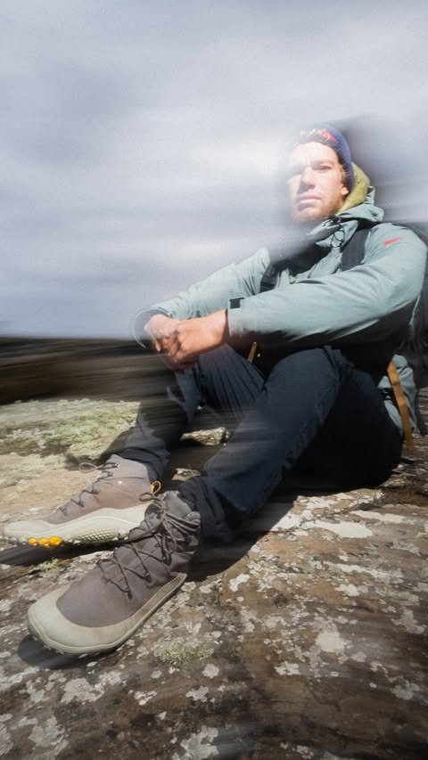 Instagram post by @john_john_florence for VIVOBAREFOOT. Caption reads: For @john_john_florence, being barefoot is second....