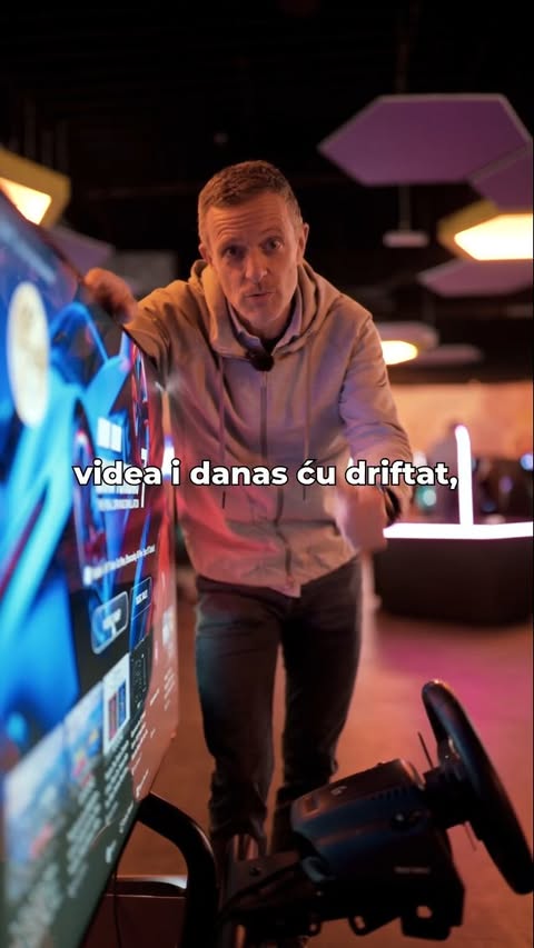 Instagram post by @juraj_sebalj for PlayStation. Caption reads: Dao sam sve od sebe da rekreiram vaše driftove,....