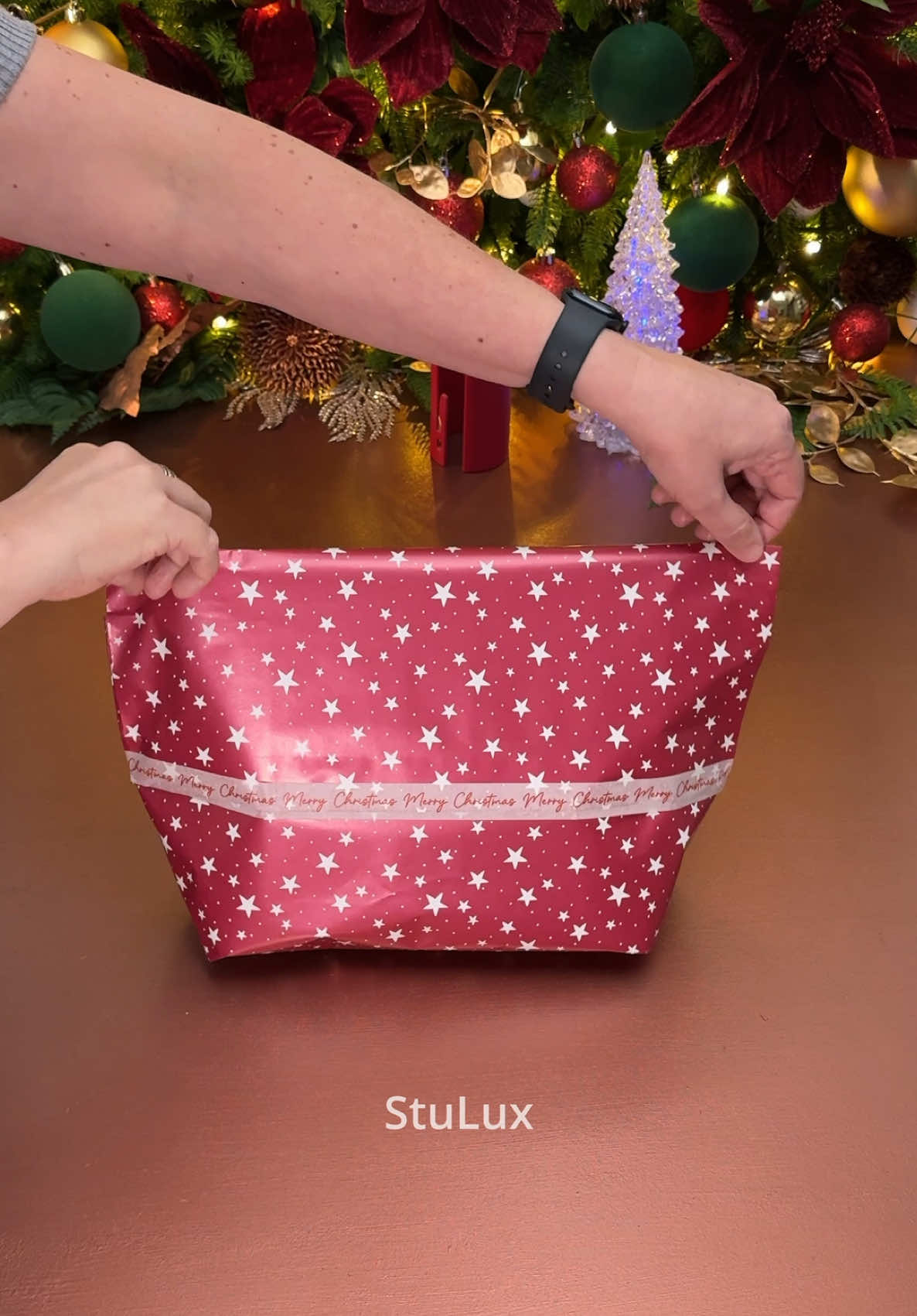 TikTok post by @stu.lux for Little ELF Products. Caption reads: [...] ✅ with my favorite Tools - the @Little ELF....