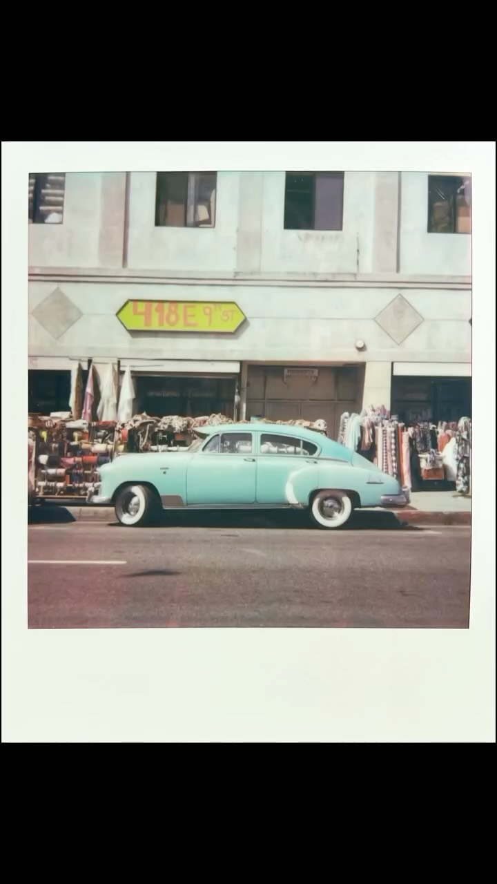 Instagram post by @filmwavecherry for Polaroid. Caption reads: in a week this video will be old news, but I’ll....